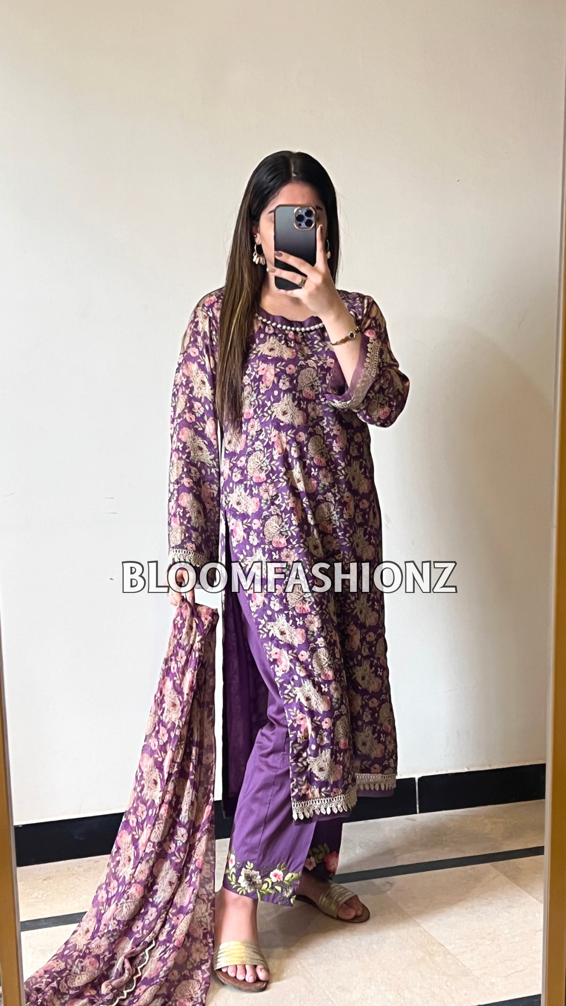 3 Piece Embroidered Pure Lawn Suit