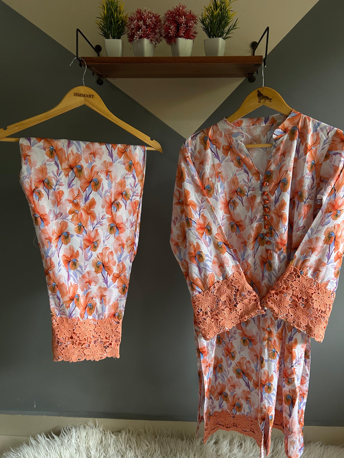 2Pc Printed Dress