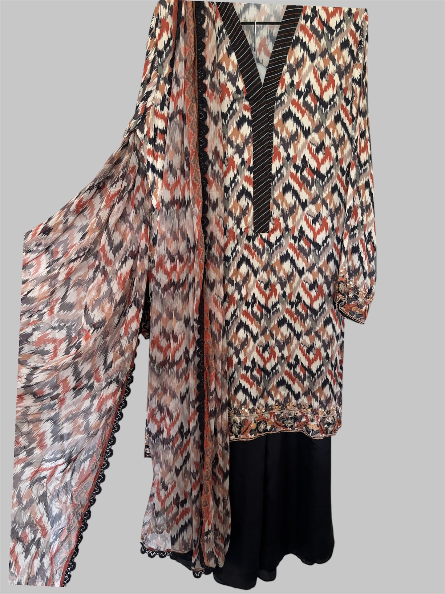 3 Piece Silk Suit