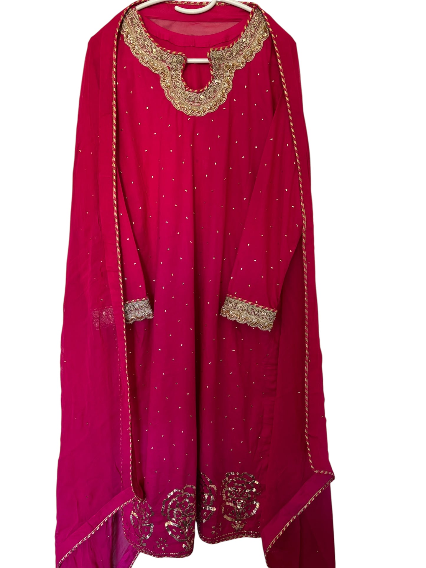 3 Piece Embroidered Suit