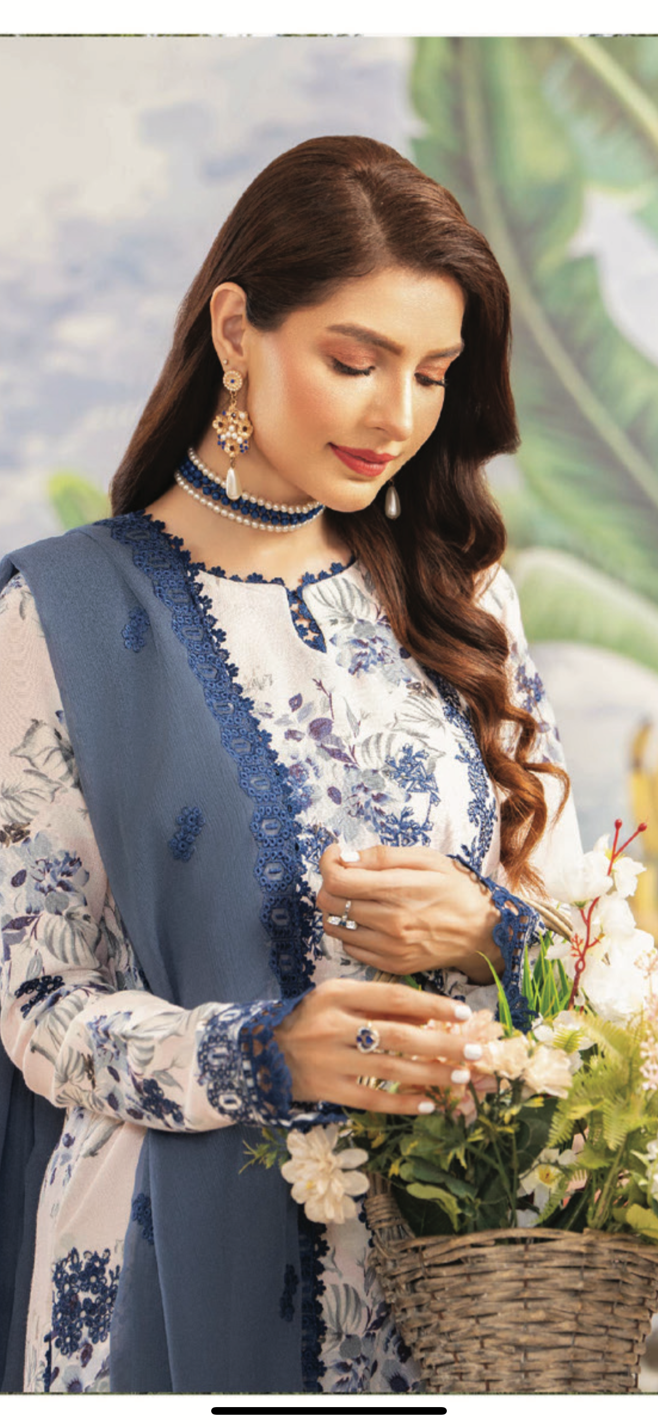 Embroidered Karandi Three Piece Suit