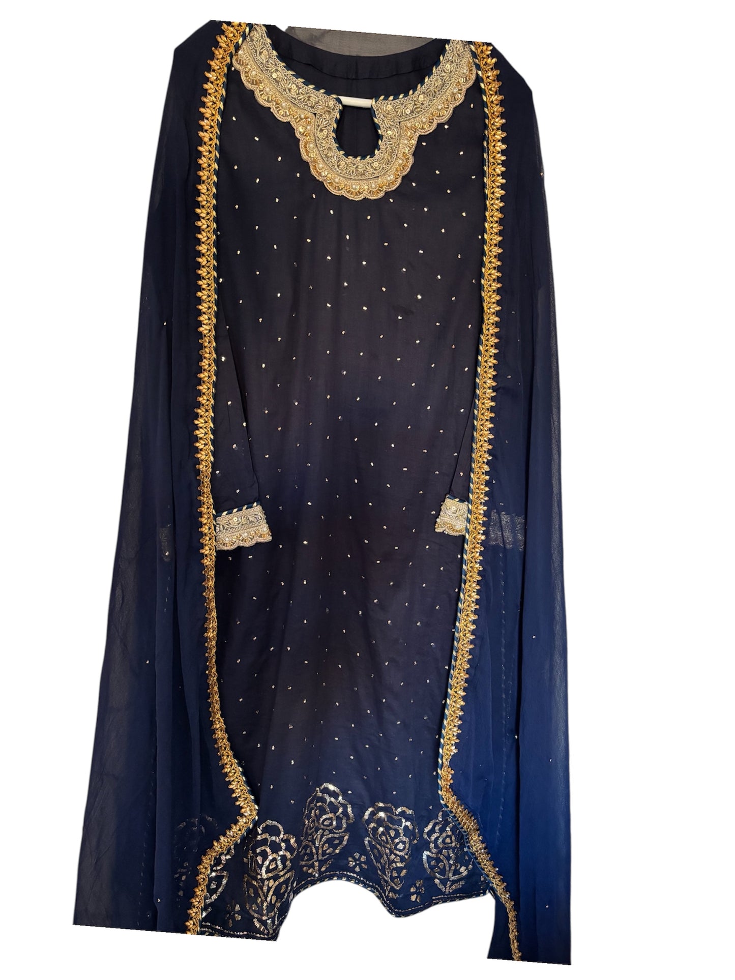 3 Piece Embroidered Suit