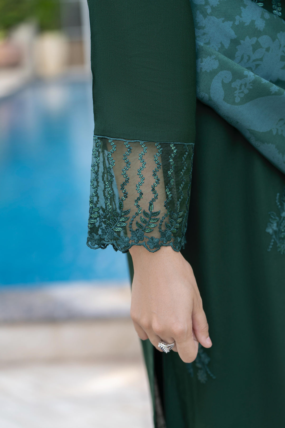Raniyah- 3 Piece Linen Ready-to-wear