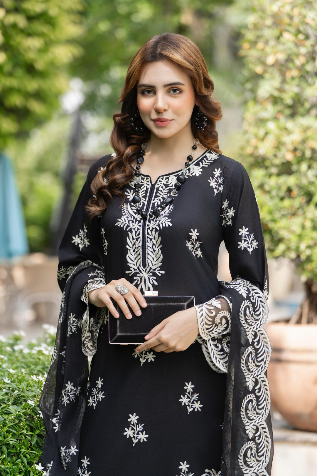 Raniyah- 3 Piece Linen Ready-to-wear