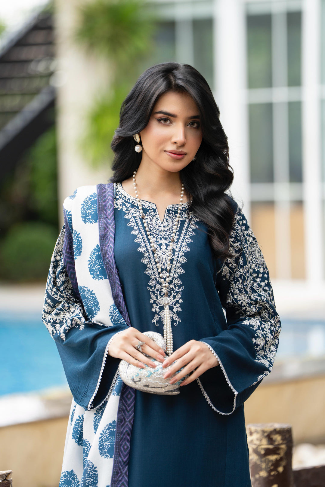Raniyah- 3 Piece Linen Ready-to-wear