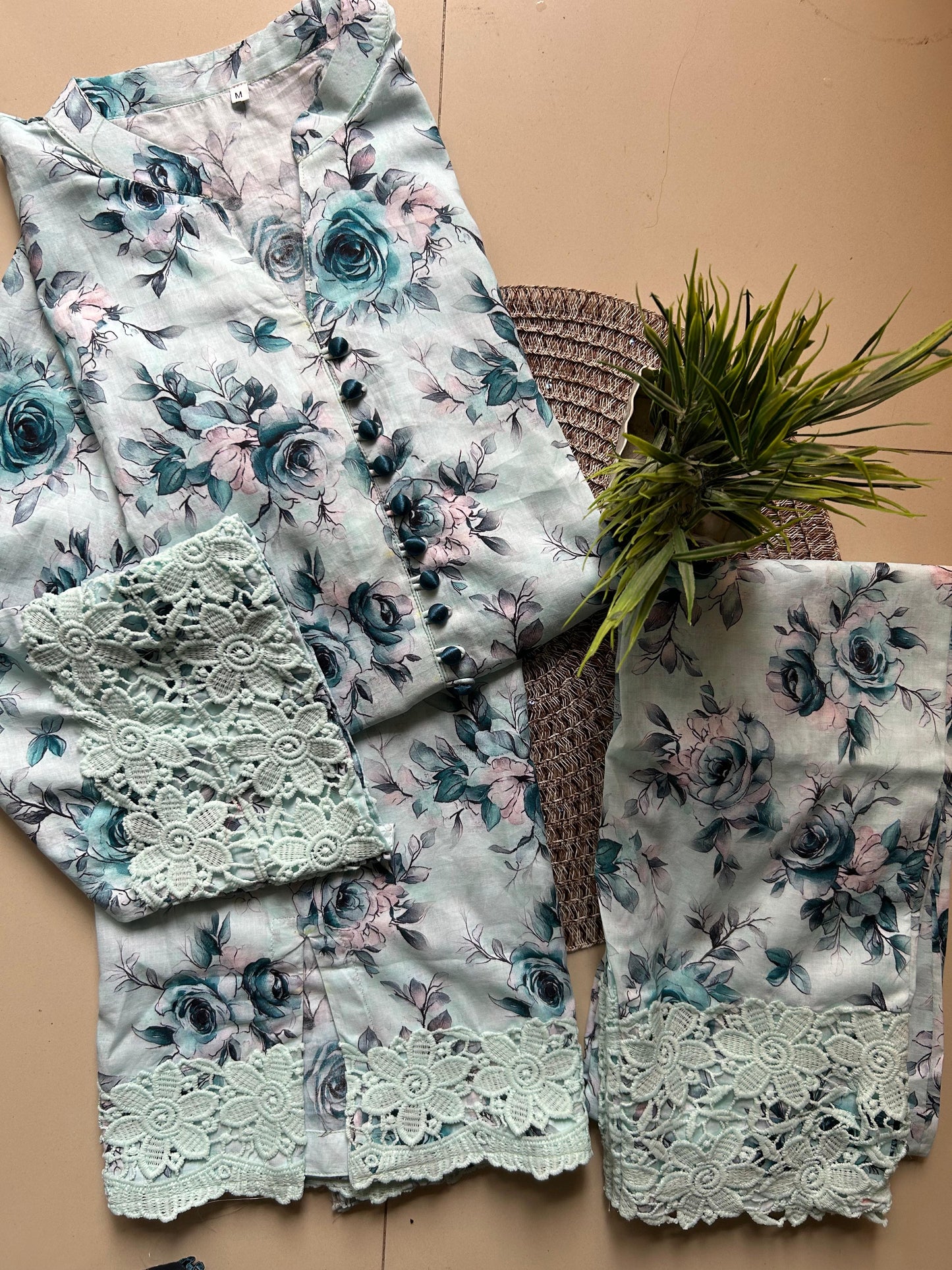 2Pc Printed Dress