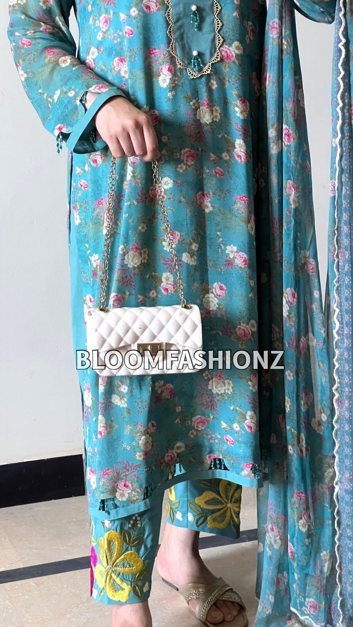 3 Piece Embroidered Pure Lawn Suit