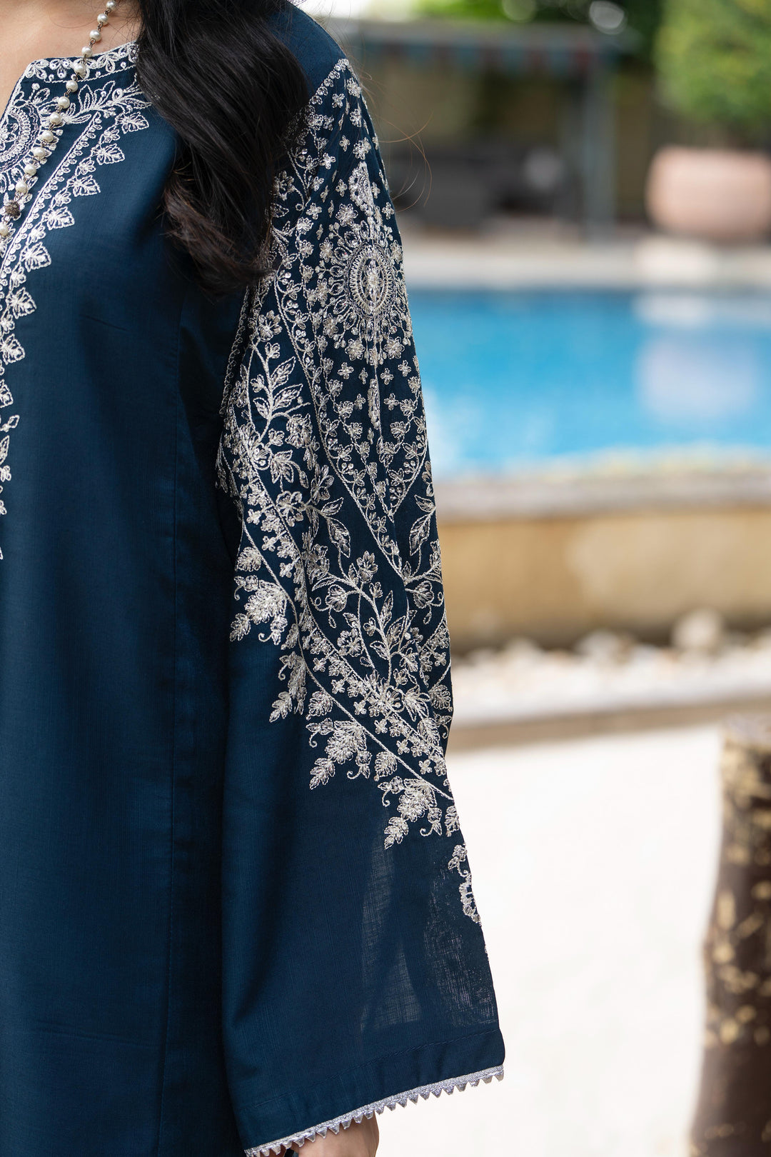 Raniyah- 3 Piece Linen Ready-to-wear