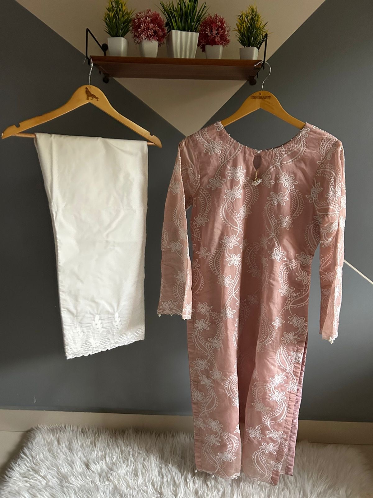 2Pc Embroidered Dress