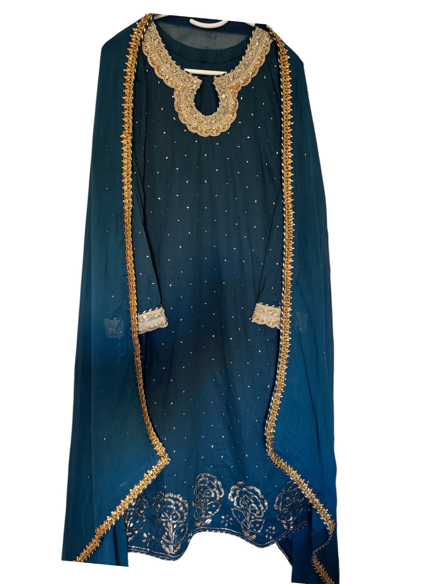 3 Piece Embroidered Suit