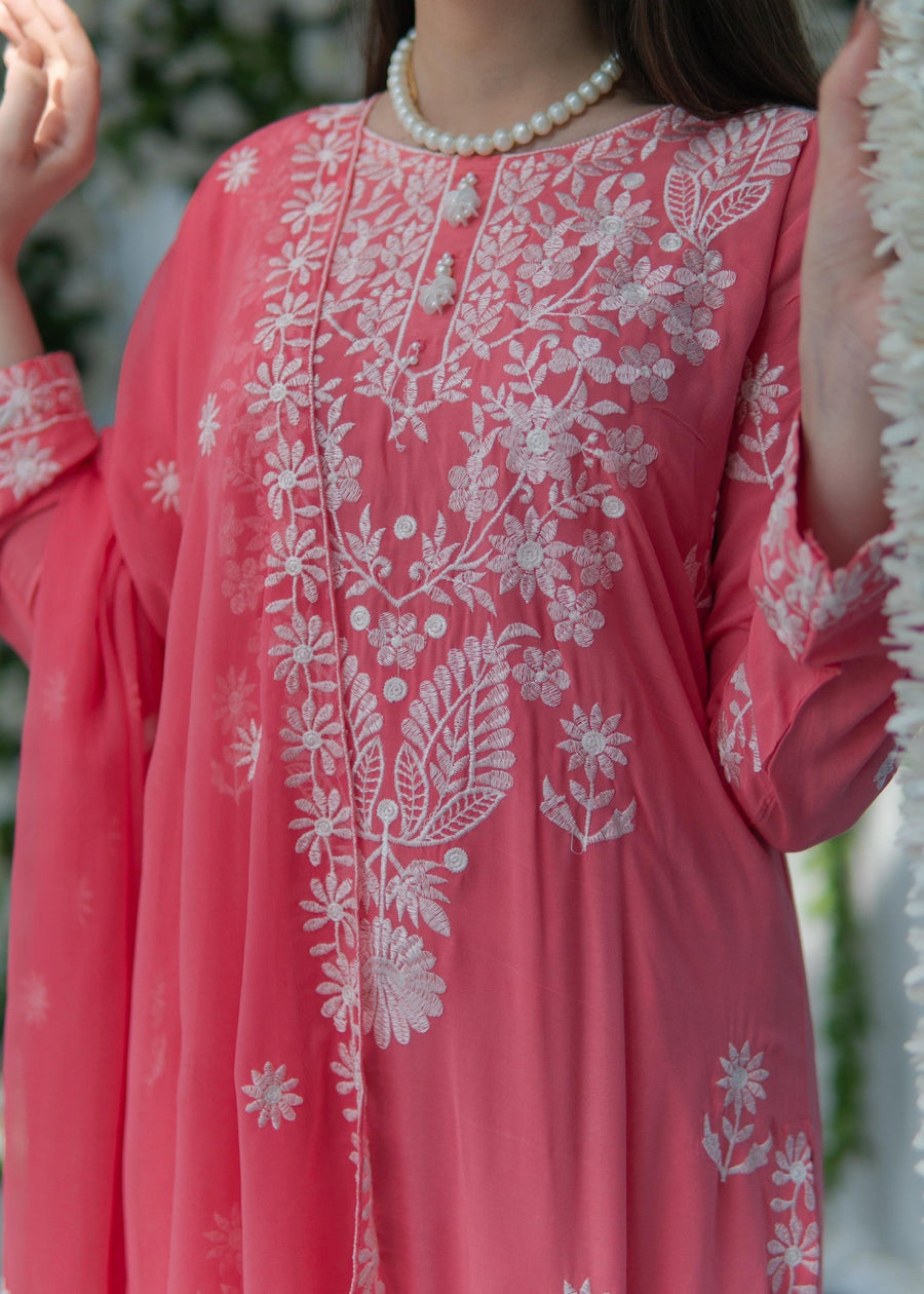 Three Piece Embroidered Suit