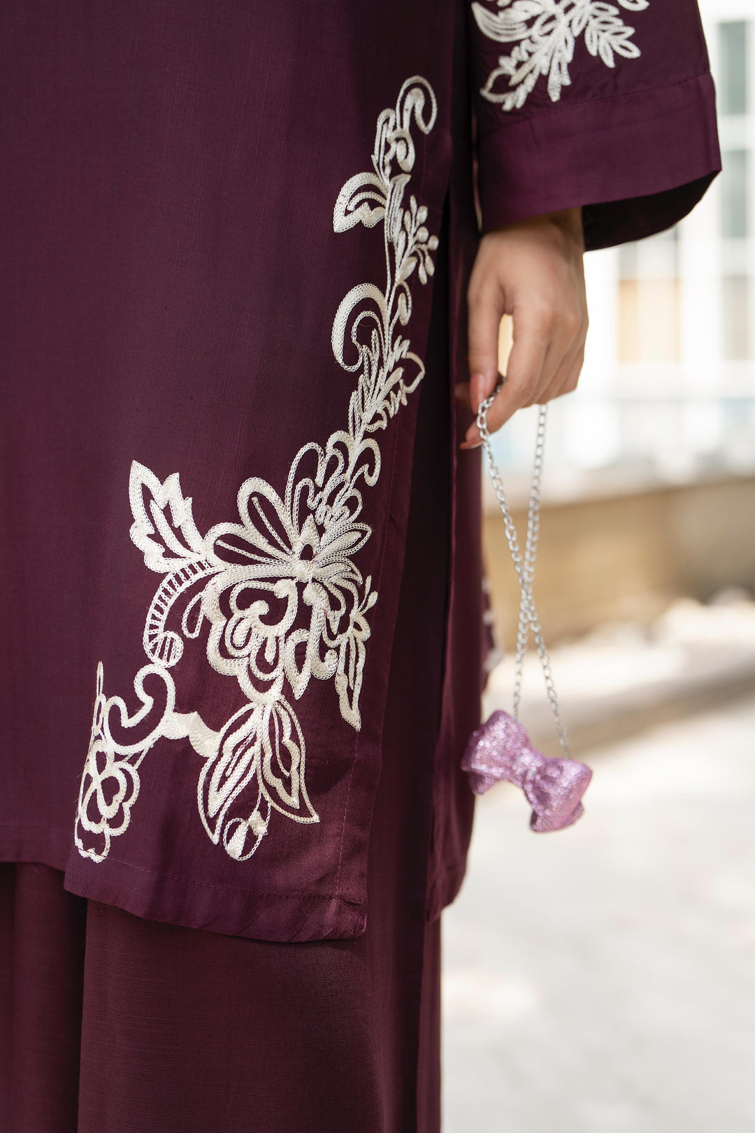 Raniyah- 3 Piece Linen Ready-to-wear