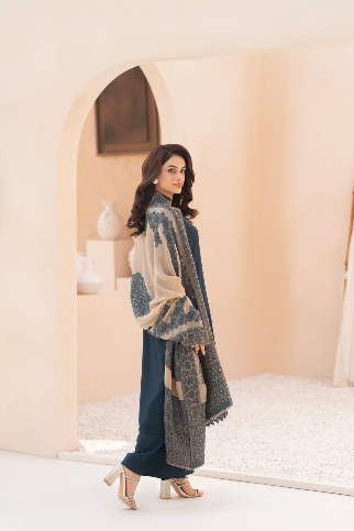 Raniyah- 3 Piece with winter Shawl Ready-to-wear