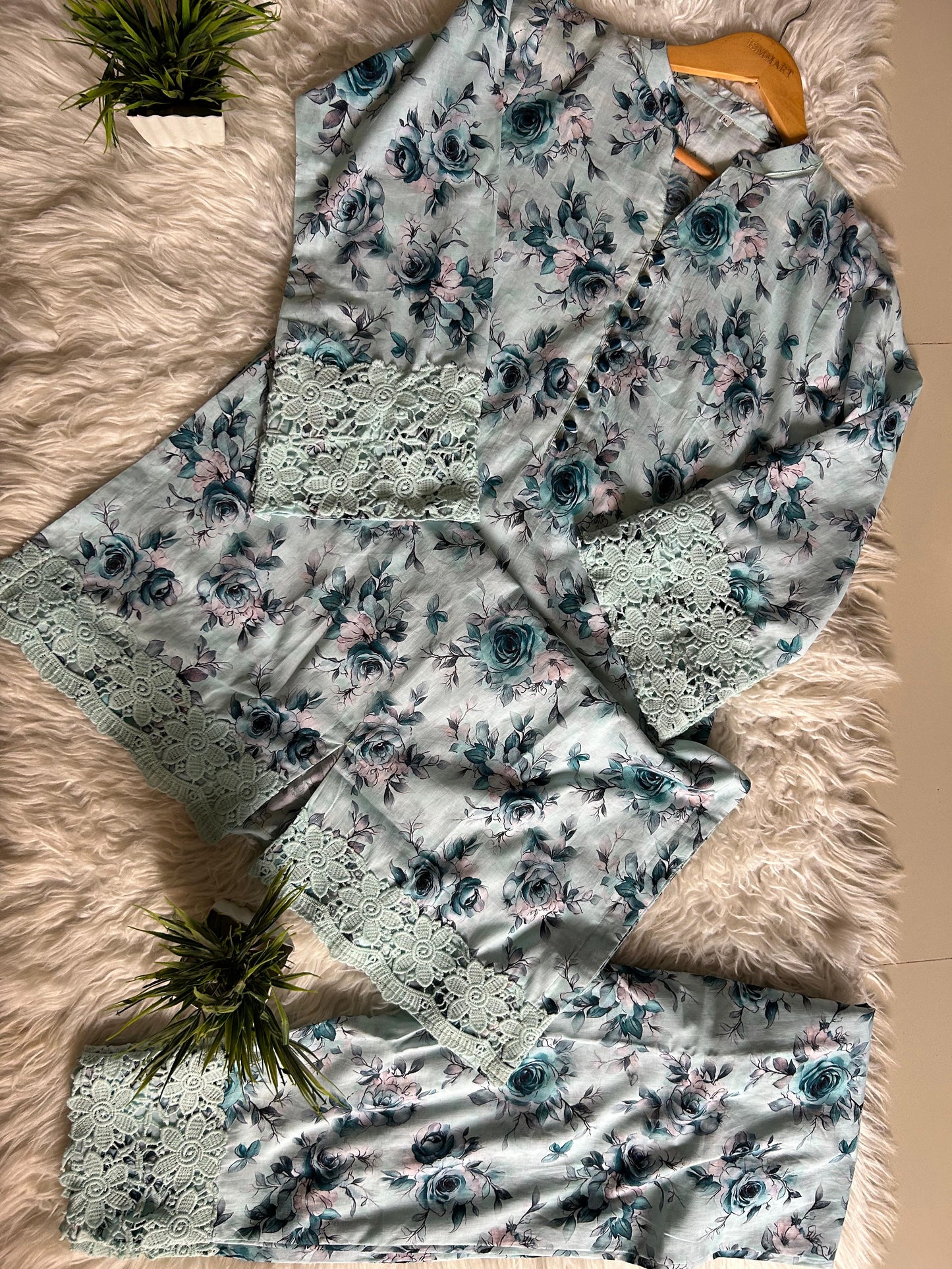 2Pc Printed Dress