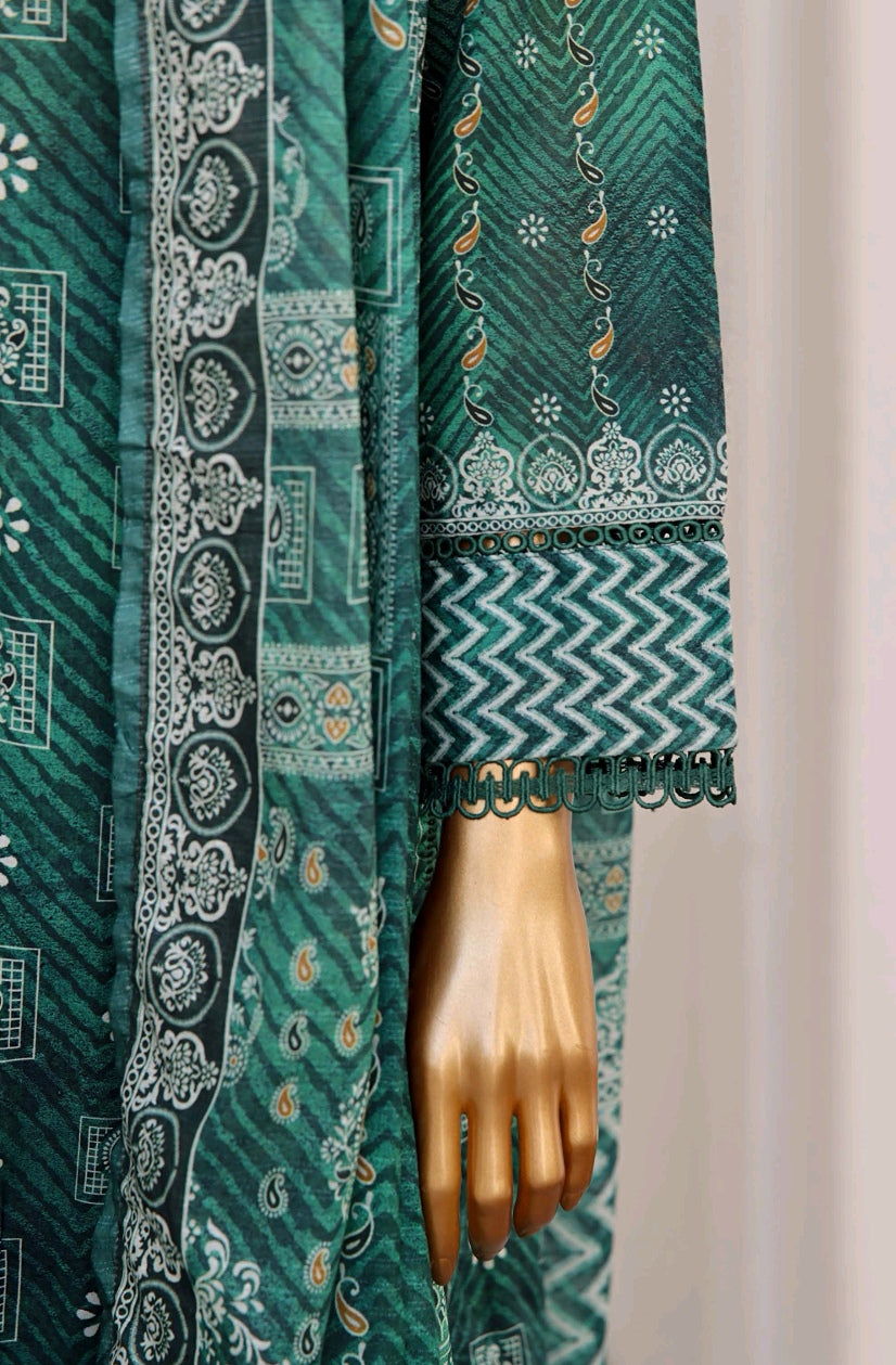 Sadabahar Printed Three Piece