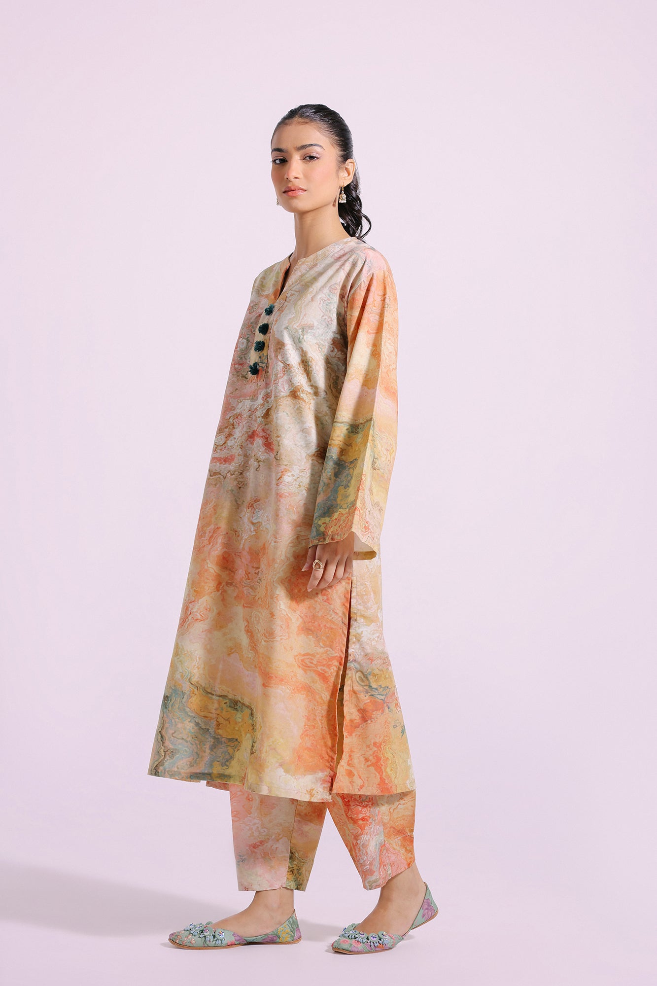 Ethnic Printed Two Piece