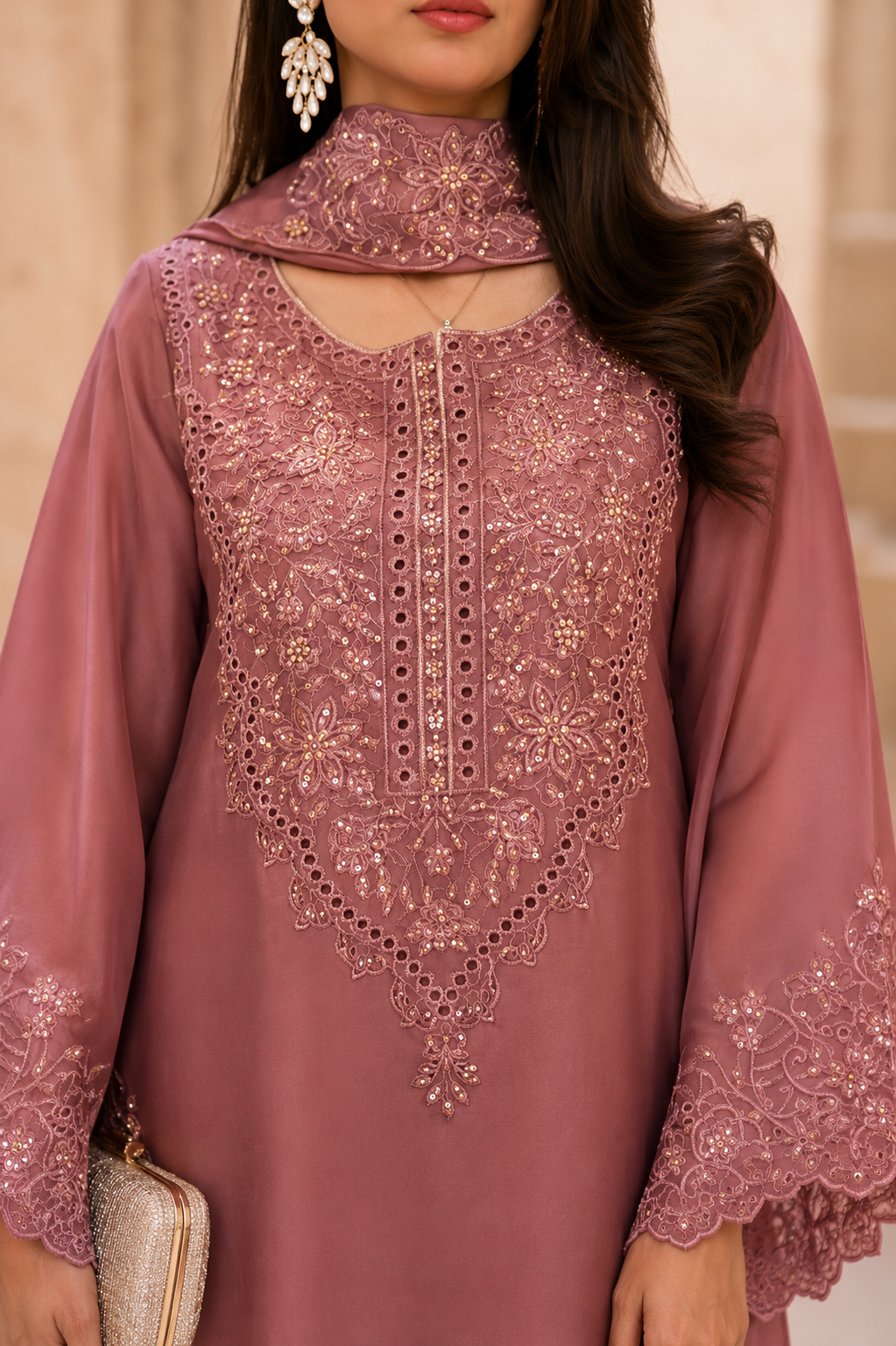 Raniyah Luxury Pret- 3 Piece Ready-to-wear