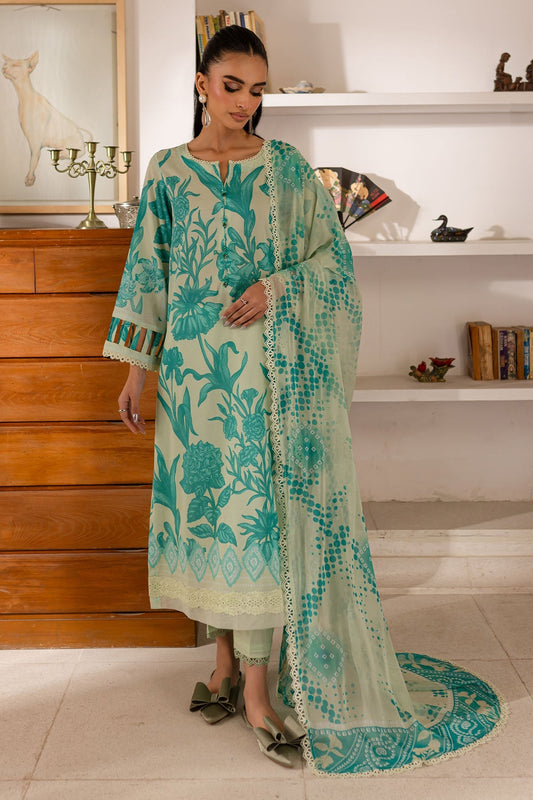 Nureh Printed Three Piece