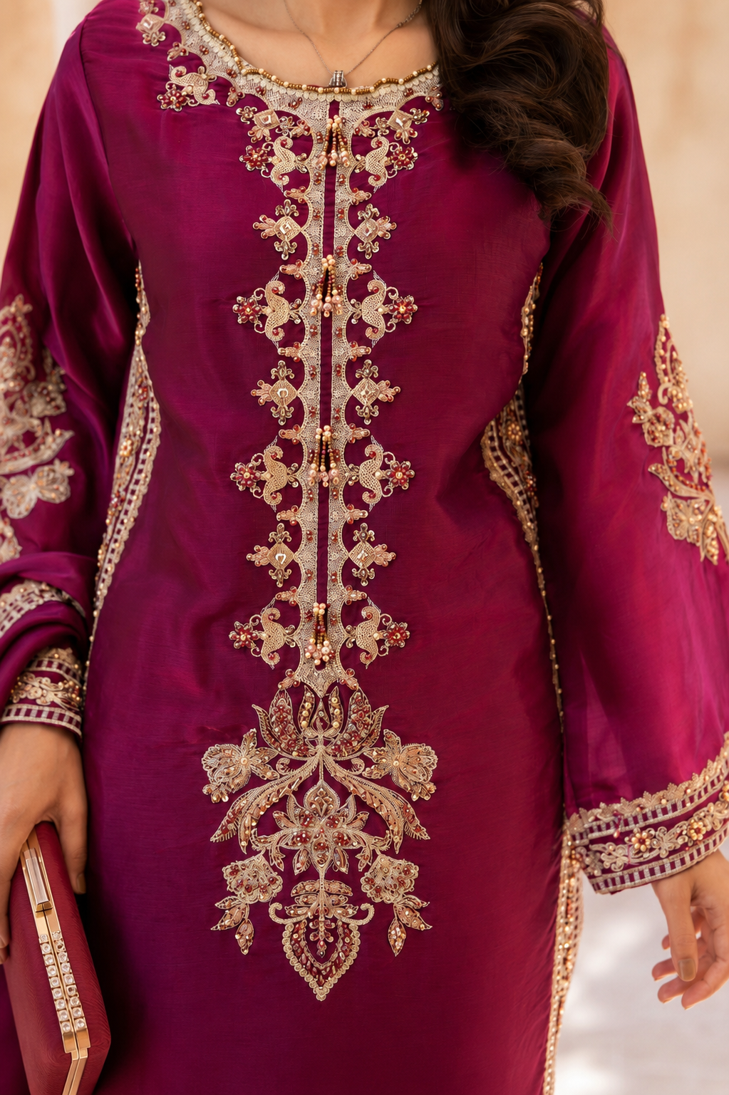 Raniyah Luxury Pret- 3 Piece Ready-to-wear