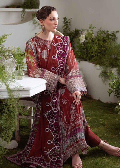 Nureh Luxury Embroidered Chiffon