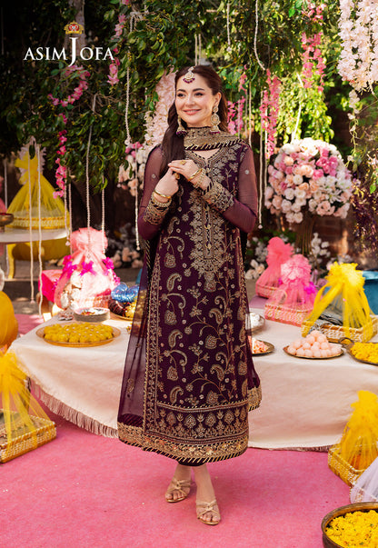 Asim Jofa Embroidered Chiffon