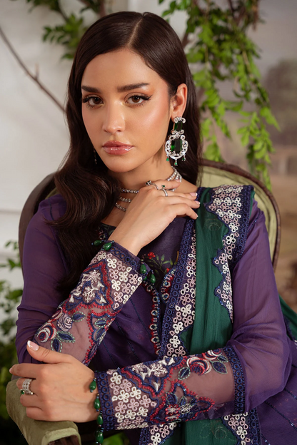 Nureh Luxury Embroidered Chiffon