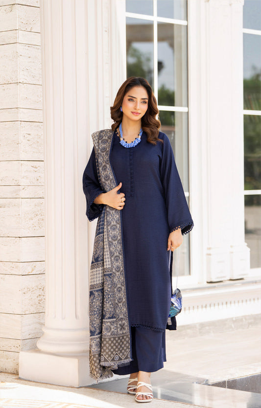 Raniyah- 3 Piece with winter Shawl Ready-to-wear