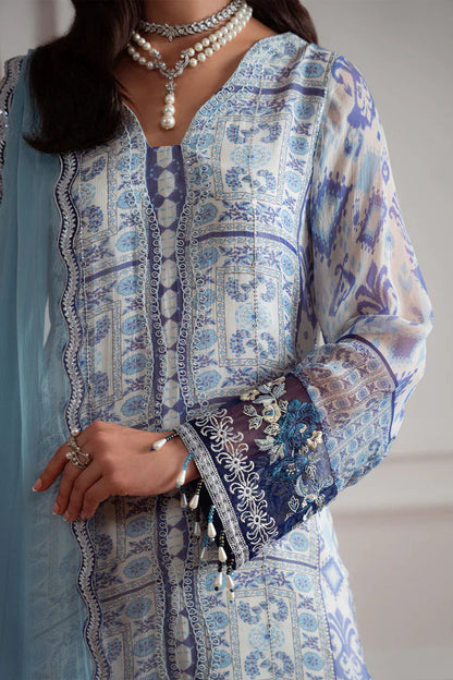 Nureh Luxury Embroidered Chiffon