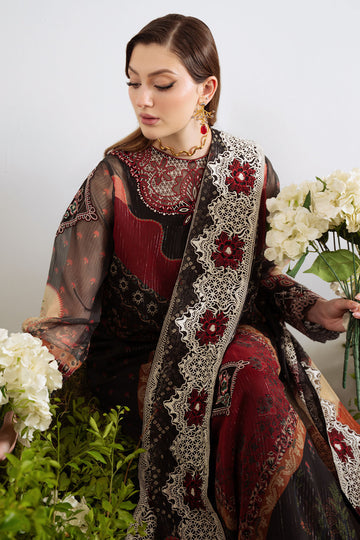 Nureh Luxury Embroidered Chiffon