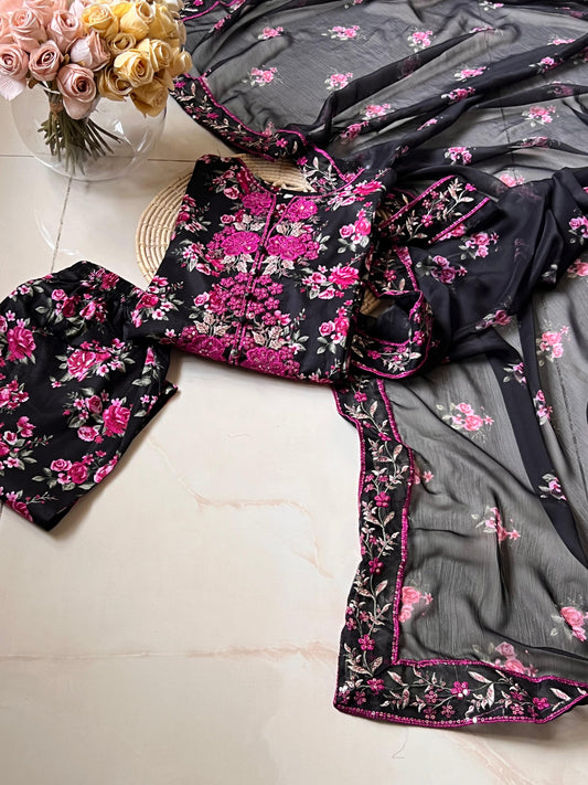 3 Piece Embroidered Lawn