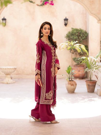 Raniyah Luxury Pret- 3 Piece Ready-to-wear