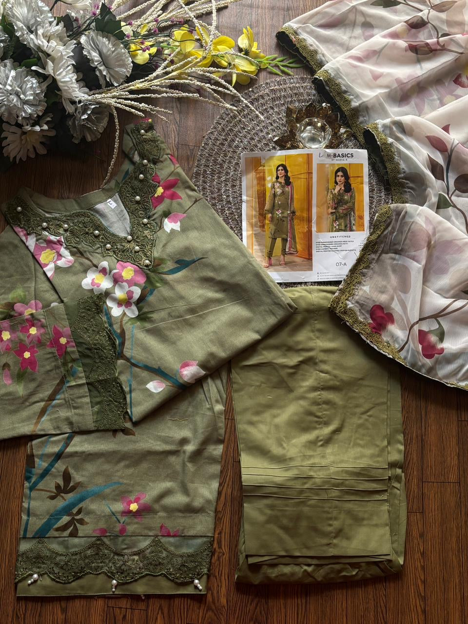 Maria B M Basics 3 piece