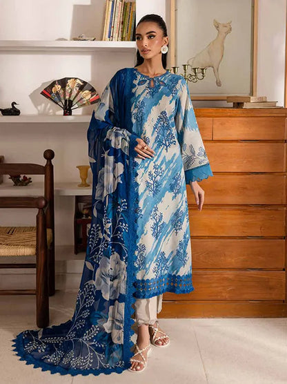 Nureh Printed Three Piece