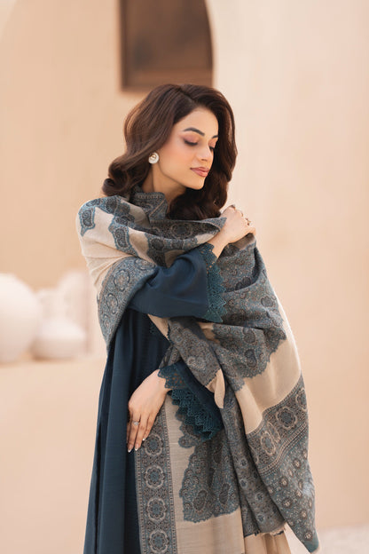 Raniyah- 3 Piece with winter Shawl Ready-to-wear