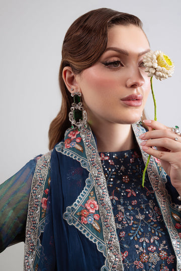 Nureh Luxury Embroidered Chiffon