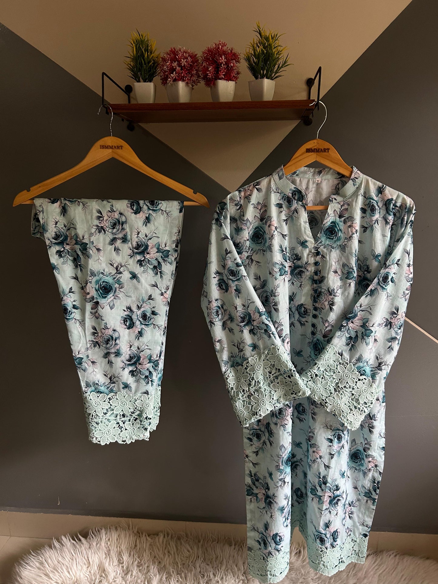2Pc Printed Dress
