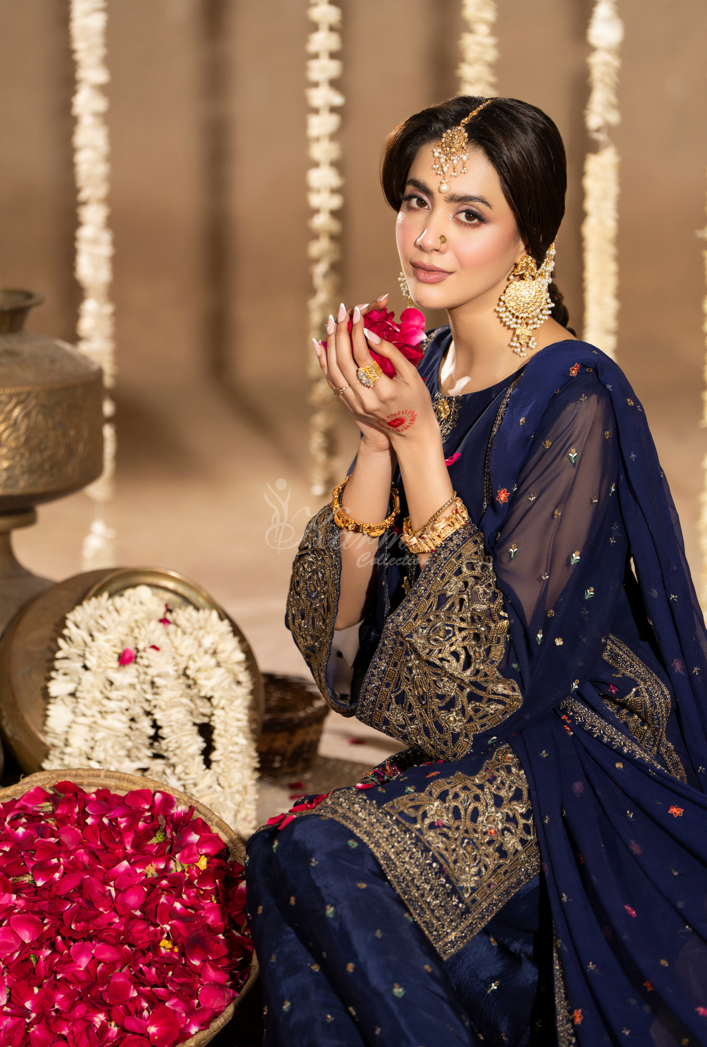 Karma 3 Piece Embroidered Suit