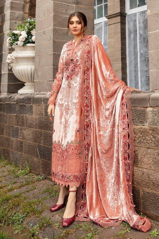 3 Piece stitched Embroidered Palachi Suit