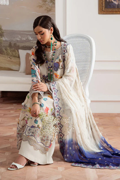 Nureh Luxury Embroidered Chiffon
