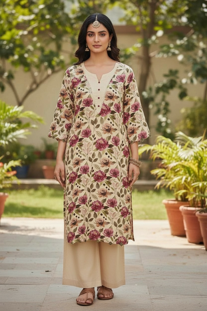 Sehar - 2 Piece Printed Linen