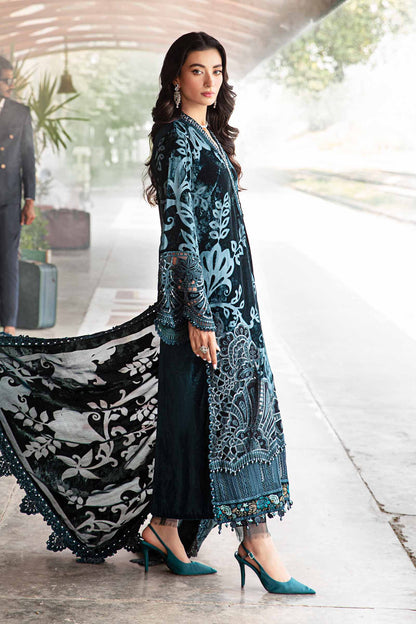 3 Piece stitched Embroidered Palachi Suit