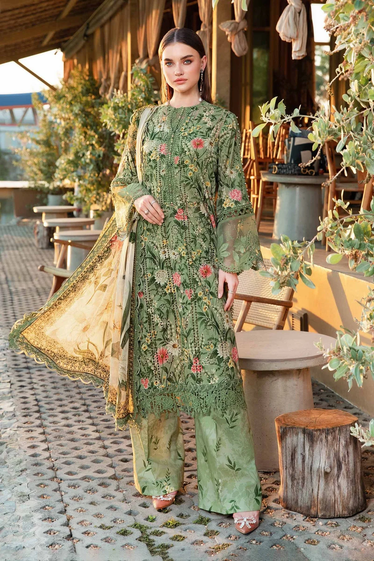Maria B Mprints 3 piece