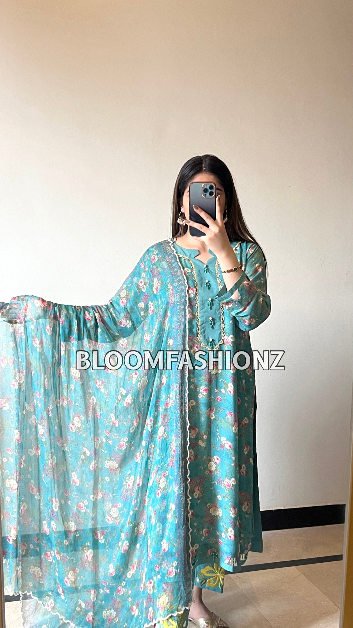 3 Piece Embroidered Pure Lawn Suit