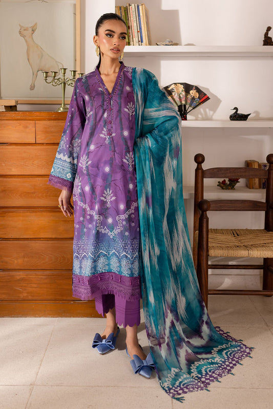 Nureh Printed Three Piece