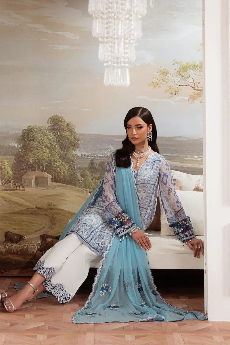 Nureh Luxury Embroidered Chiffon