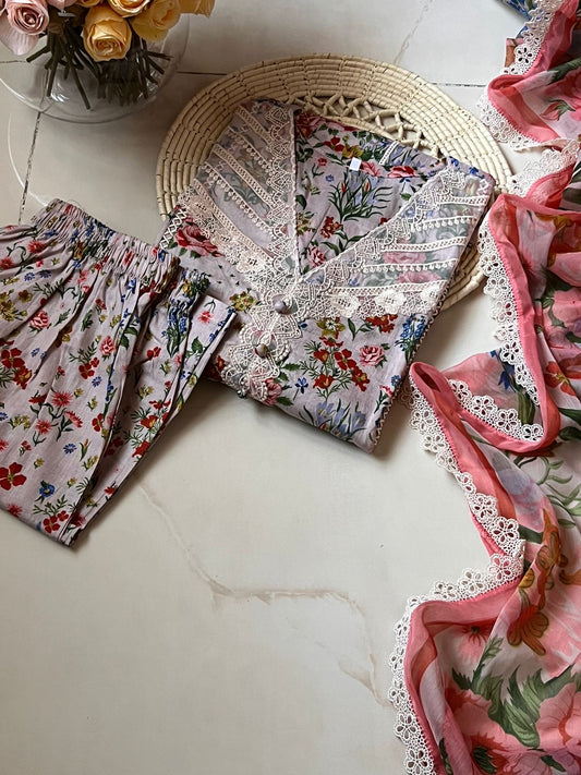 3 Piece Embroidered Lawn
