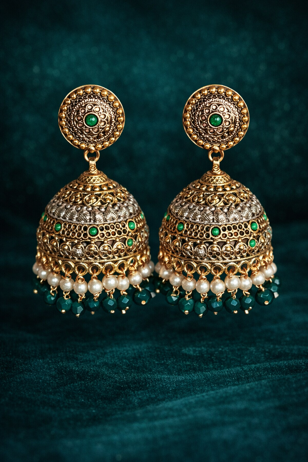 Earrings Green