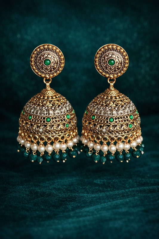 Earrings Green