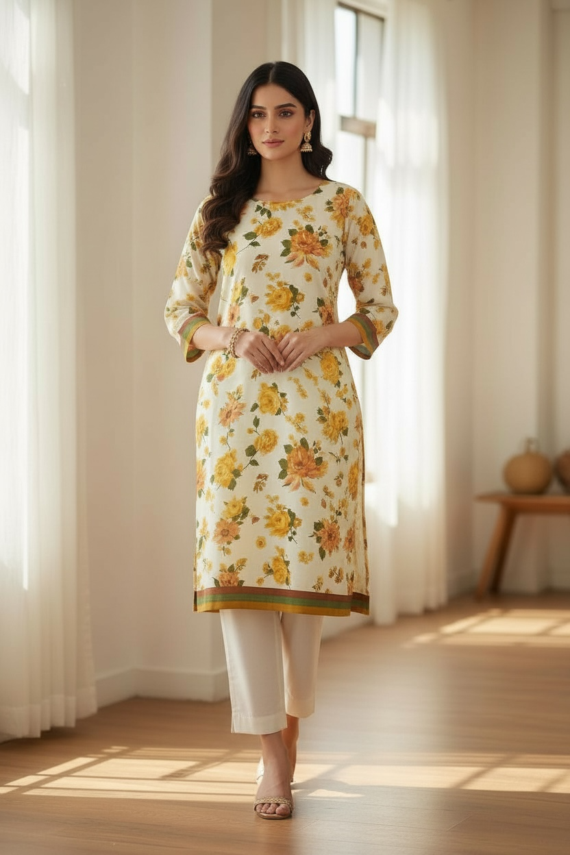 Sehar - 2 Piece Printed Linen