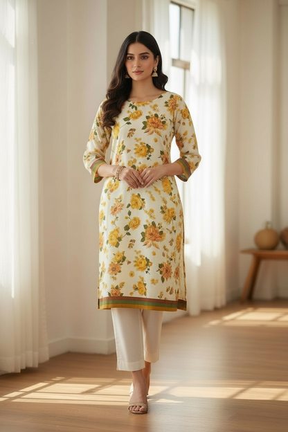 Sehar - 2 Piece Printed Linen